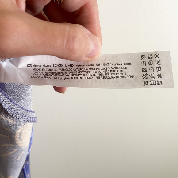 Zara Satin Effect Print Celestial Moon Dress XS New w/o Tags - Picture 3 of 4